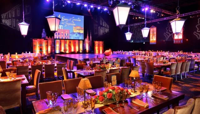 Corporate event setup